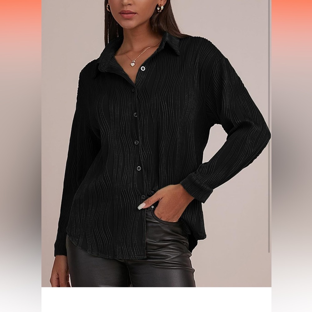 Elegant Black Women's Top